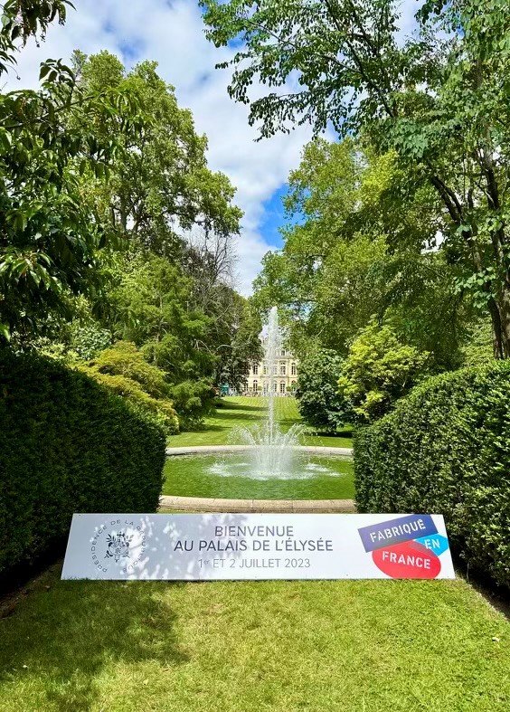 Entrance of the Élysée Palace