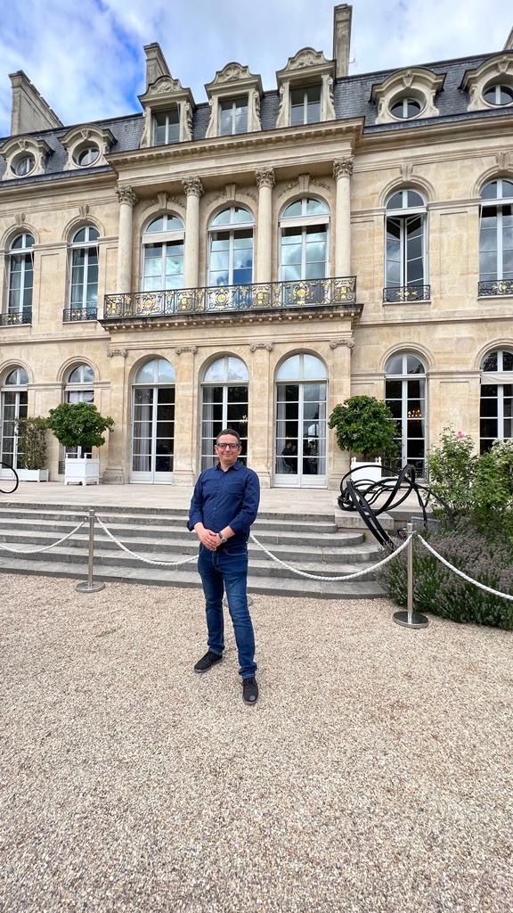 Yassine Bouajani at the Élysée Palace